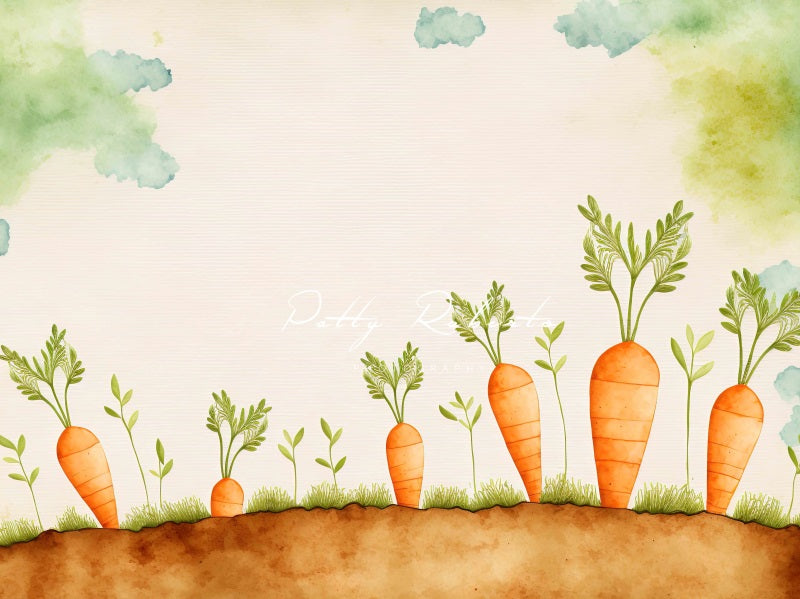 Kate Carrot Patch Backdrop Designed by Patty Robertss - Kate Backdrop AU