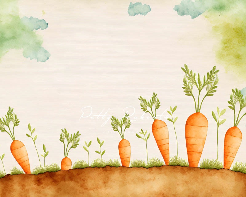 Kate Carrot Patch Backdrop Designed by Patty Robertss - Kate Backdrop AU