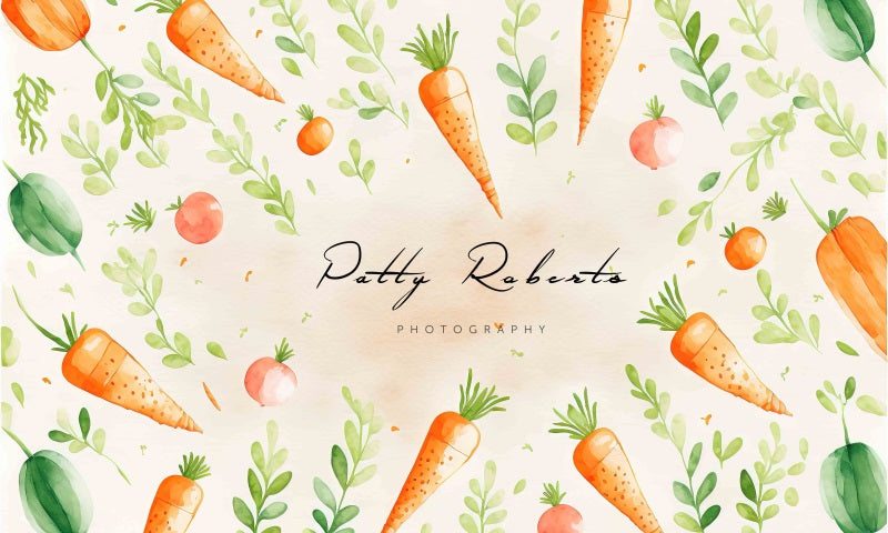 Kate Carrots All Over Backdrop Designed by Patty Robertss - Kate Backdrop AU
