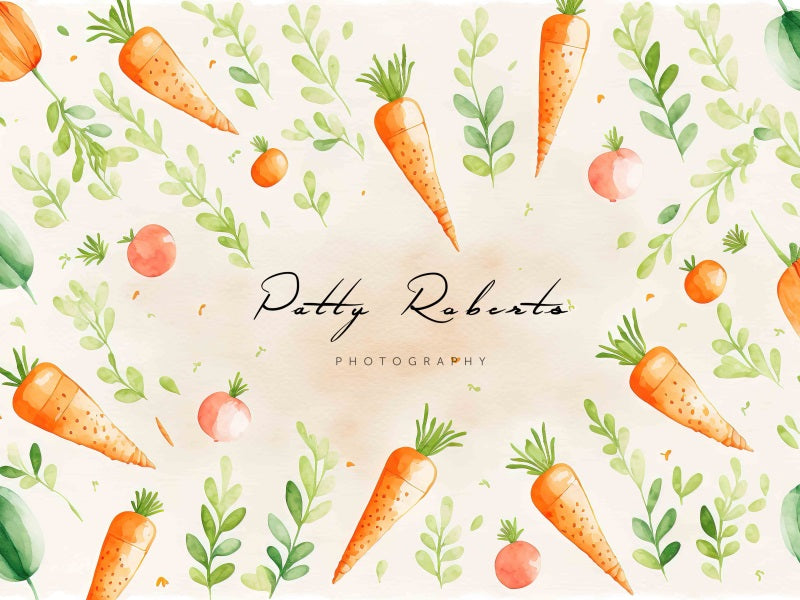Kate Carrots All Over Backdrop Designed by Patty Robertss - Kate Backdrop AU