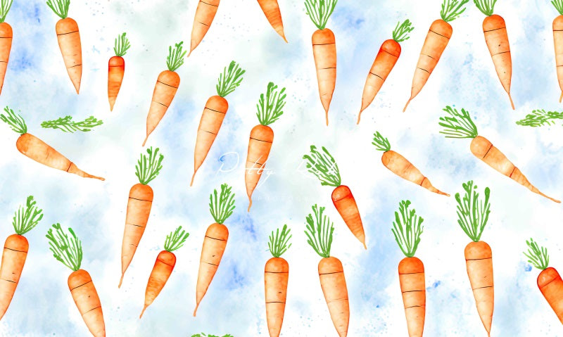Kate Rain of Carrots Backdrop Designed by Patty Robertss - Kate Backdrop AU