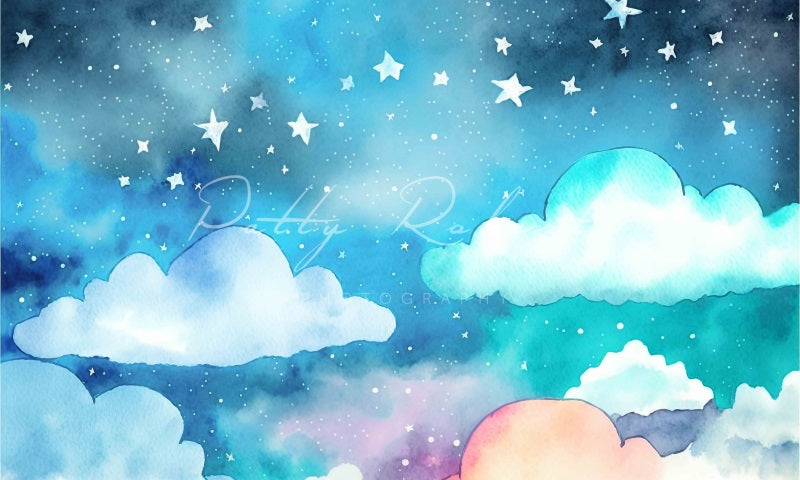 Kate Dreaming on Cloud Nine Backdrop Designed by Patty Robertss - Kate Backdrop AU