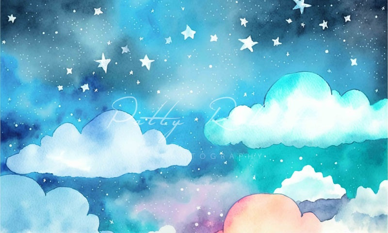 Kate Dreaming on Cloud Nine Backdrop Designed by Patty Robertss - Kate Backdrop AU