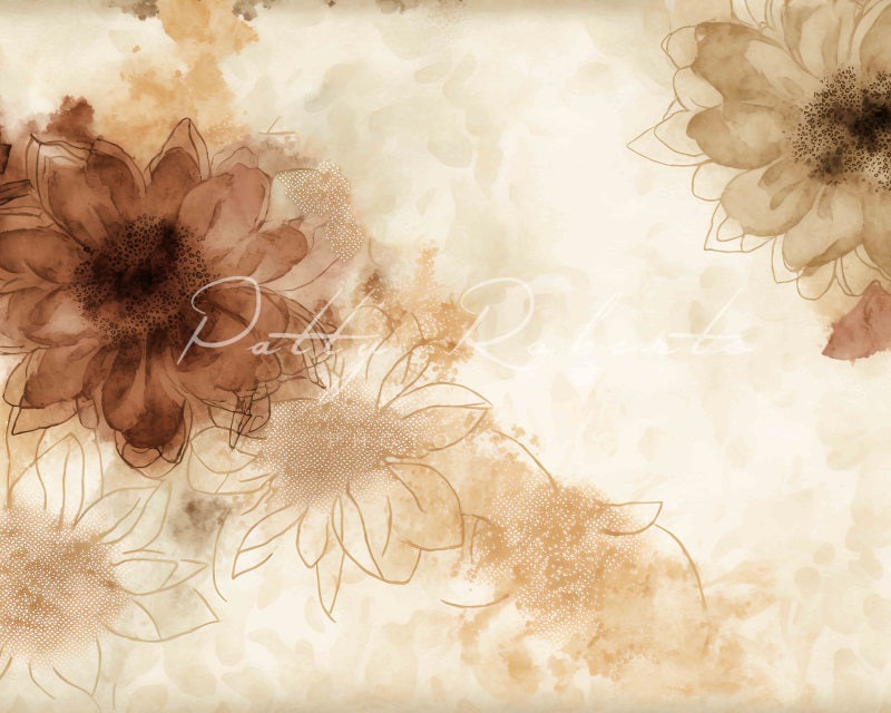 Kate Floral Fantasy Backdrop Portrait Designed by Patty Robertss - Kate Backdrop AU