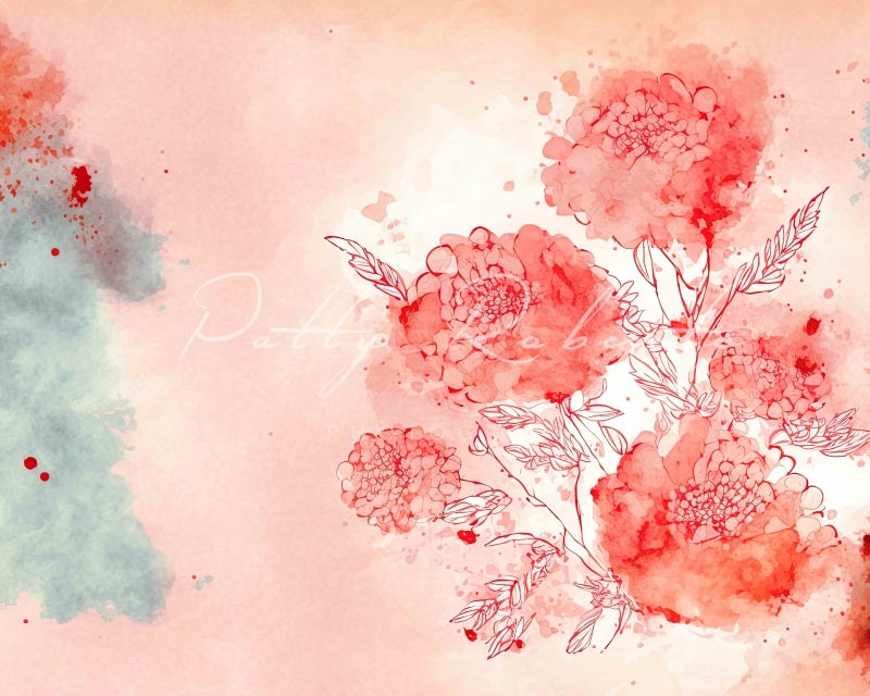 Kate Petals of Love Backdrop Fine Art Flower Designed by Patty Robertss - Kate Backdrop AU