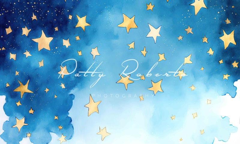 Kate Twinkle Star Backdrop Night Sky Designed by Patty Robertss - Kate Backdrop AU