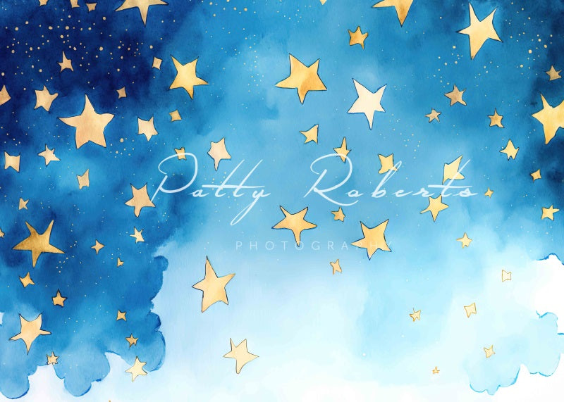 Kate Twinkle Star Backdrop Night Sky Designed by Patty Robertss - Kate Backdrop AU