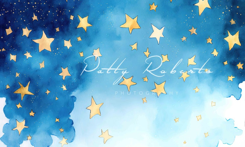 Kate Twinkle Star Backdrop Night Sky Designed by Patty Robertss - Kate Backdrop AU