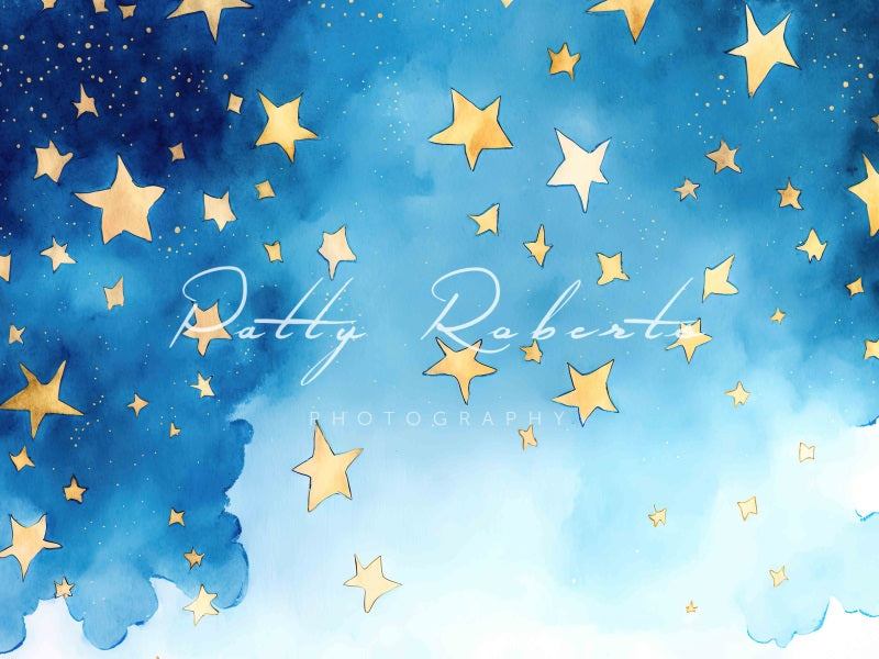 Kate Twinkle Star Backdrop Night Sky Designed by Patty Robertss - Kate Backdrop AU