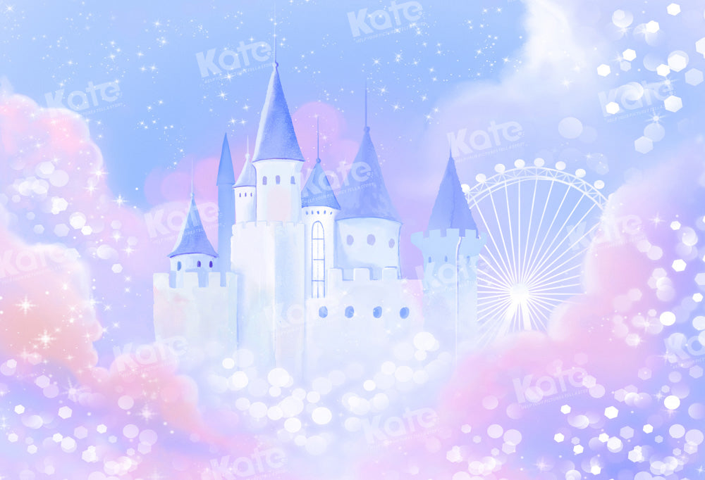 Kate Fantasy Princess Castle Backdrop Bokeh Cloud Designed by GQ - Kate Backdrop AU
