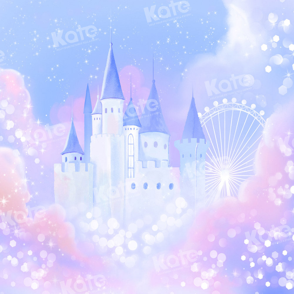 Kate Fantasy Princess Castle Backdrop Bokeh Cloud Designed by GQ - Kate Backdrop AU