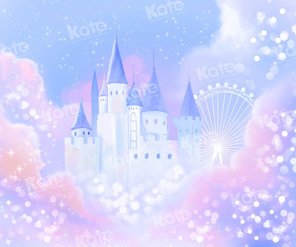 Kate Fantasy Princess Castle Backdrop Bokeh Cloud Designed by GQ - Kate Backdrop AU