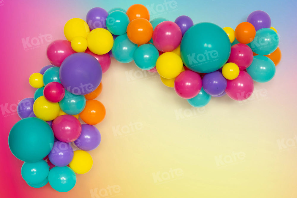 Kate Magic Balloon Party Backdrop Cake Smash Designed by Emetselch - Kate Backdrop AU