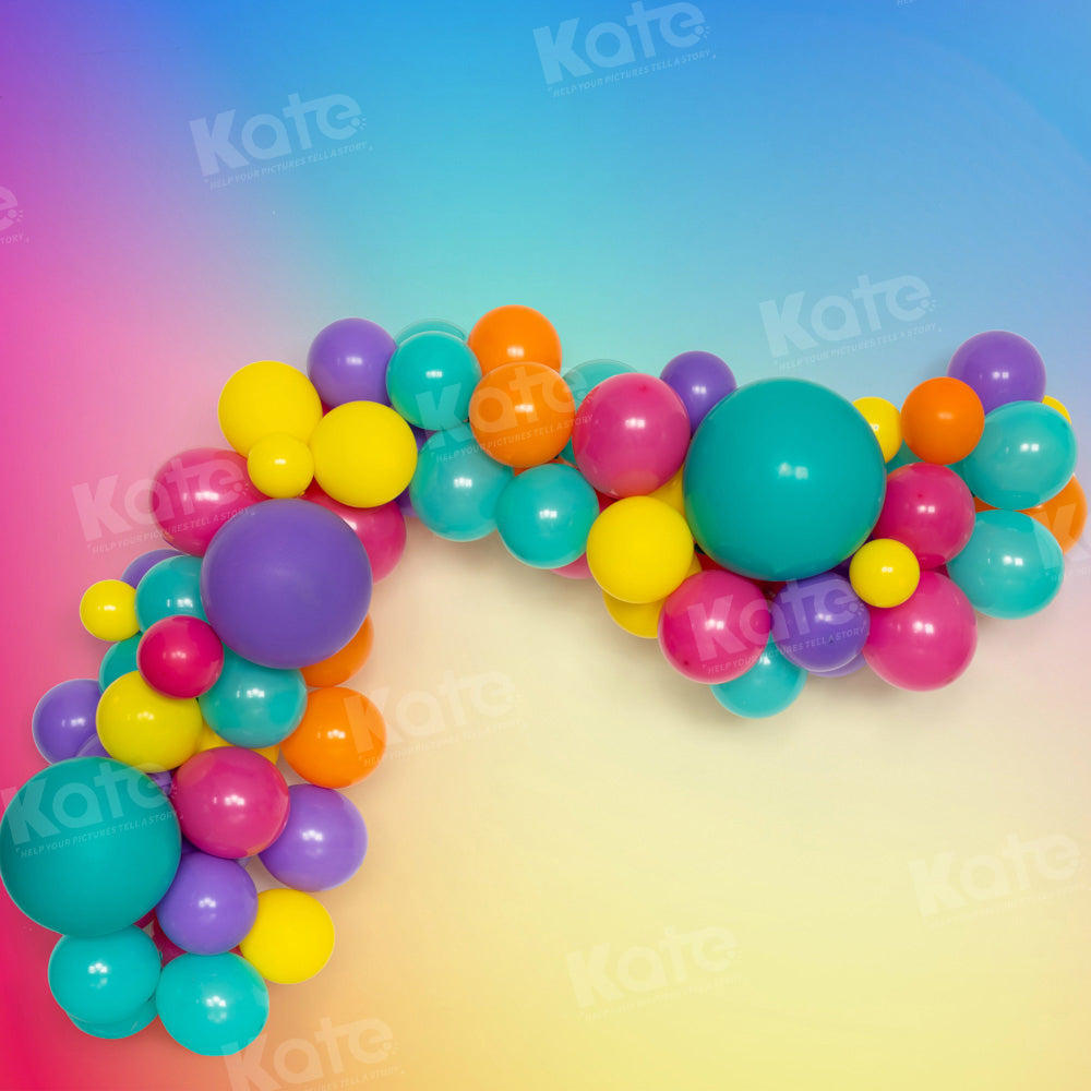 Kate Magic Balloon Party Backdrop Cake Smash Designed by Emetselch - Kate Backdrop AU