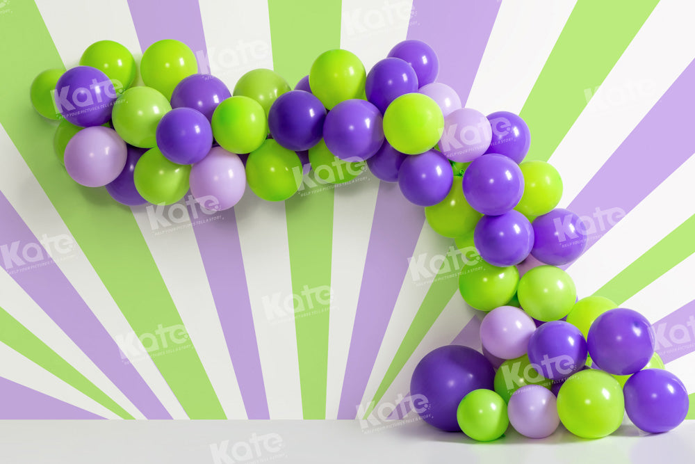 Kate Birthday Balloon Party Backdrop Cake Smash Designed by Emetselch - Kate Backdrop AU