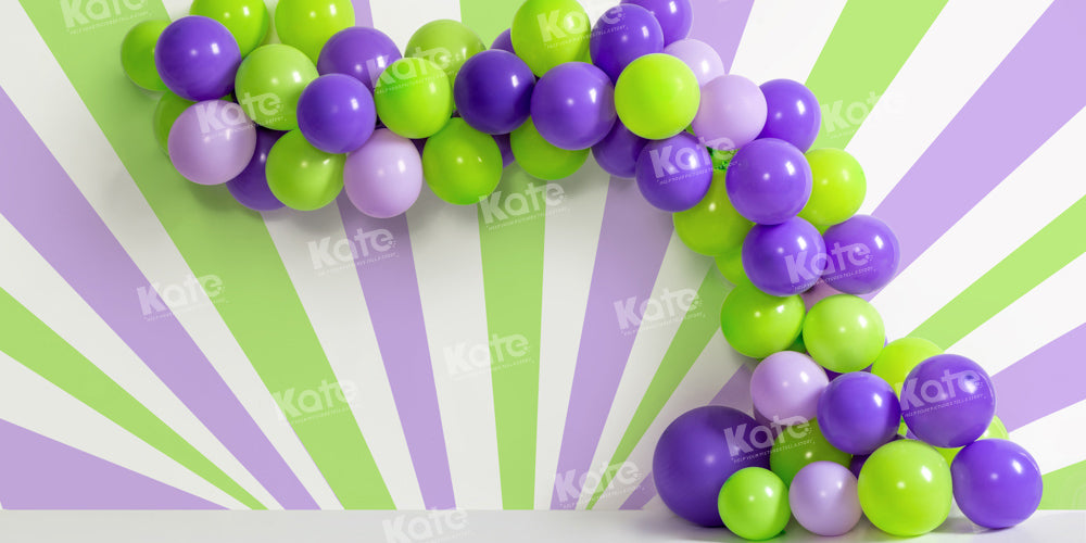 Kate Birthday Balloon Party Backdrop Cake Smash Designed by Emetselch - Kate Backdrop AU