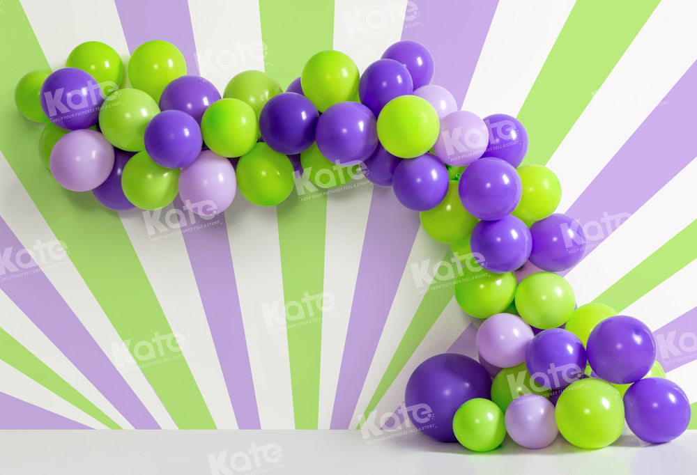 Kate Birthday Balloon Party Backdrop Cake Smash Designed by Emetselch - Kate Backdrop AU