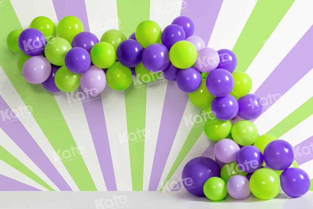 Kate Birthday Balloon Party Backdrop Cake Smash Designed by Emetselch - Kate Backdrop AU