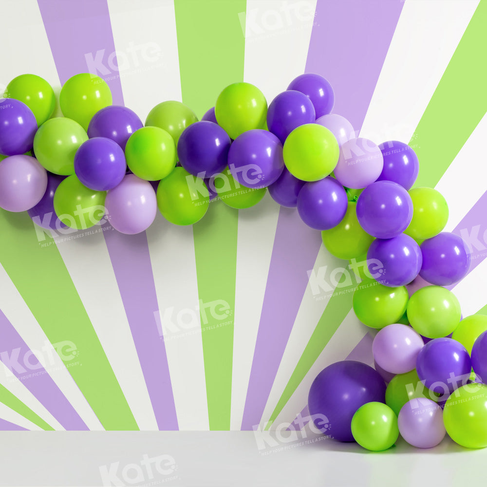 Kate Birthday Balloon Party Backdrop Cake Smash Designed by Emetselch - Kate Backdrop AU