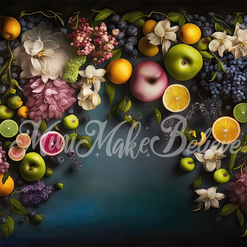 Kate Fine Art Tropical Fruit Floral Wall Backdrop Designed by Mini MakeBelieve - Kate Backdrop AU