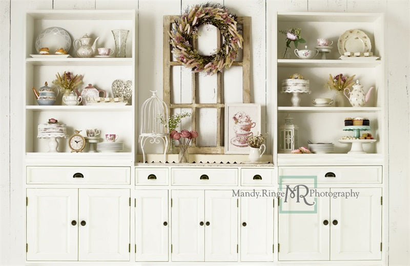 Kate Mother's Day Tea Kitchen Backdrop Designed by Mandy Ringe Photography