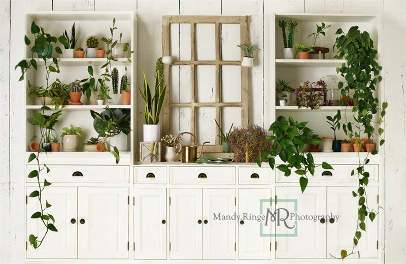 Kate Plant Lover Kitchen Backdrop Designed by Mandy Ringe Photography - Kate Backdrop AU