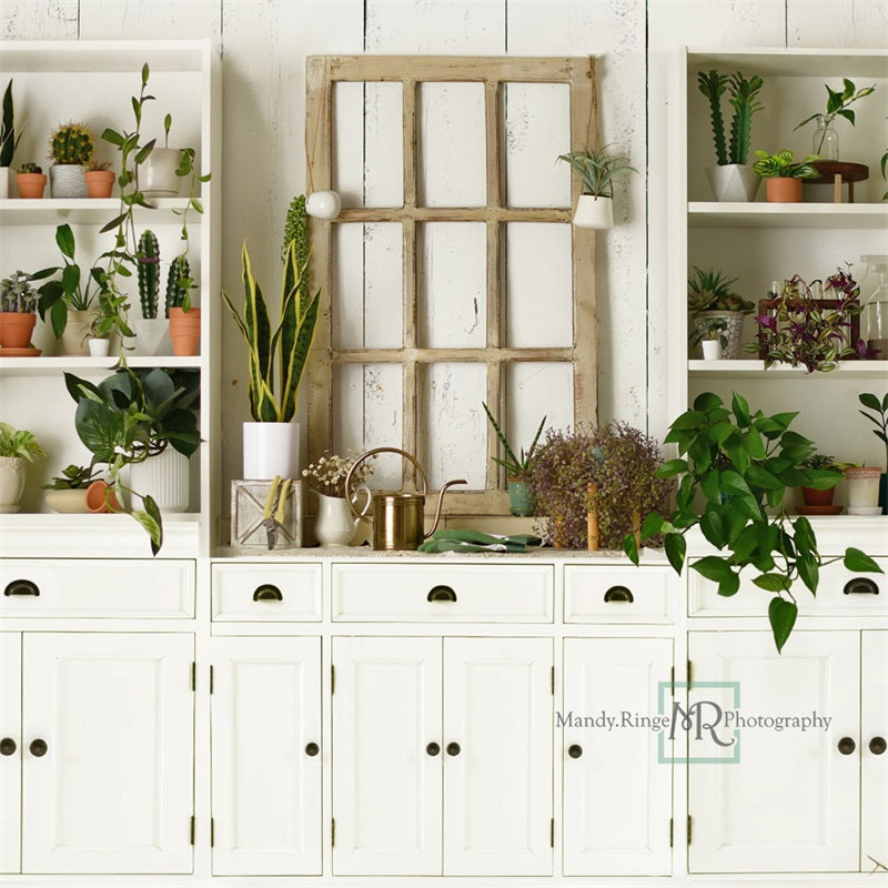 Kate Plant Lover Kitchen Backdrop Designed by Mandy Ringe Photography - Kate Backdrop AU