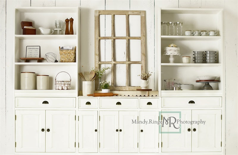 Kate Simple Farmhouse Kitchen Backdrop Designed by Mandy Ringe Photography - Kate Backdrop AU