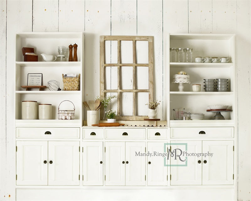 Kate Simple Farmhouse Kitchen Backdrop Designed by Mandy Ringe Photography - Kate Backdrop AU