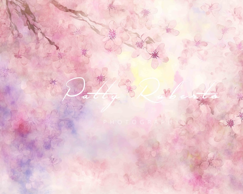 Kate Awaken to Spring Backdrop Romantic Pink Flower Designed by Patty Robertss - Kate Backdrop AU