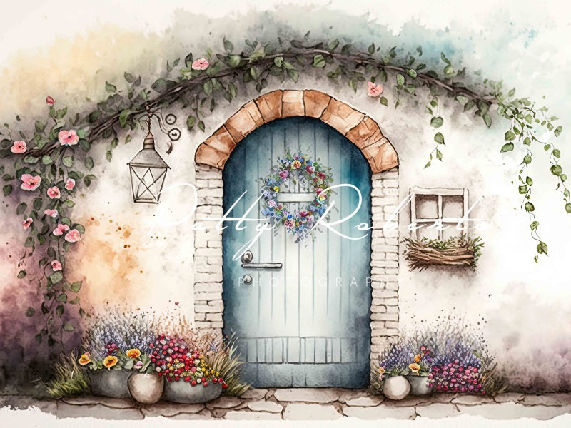 Kate Blooming Brick Wall Backdrop Designed by Patty Robertss - Kate Backdrop AU