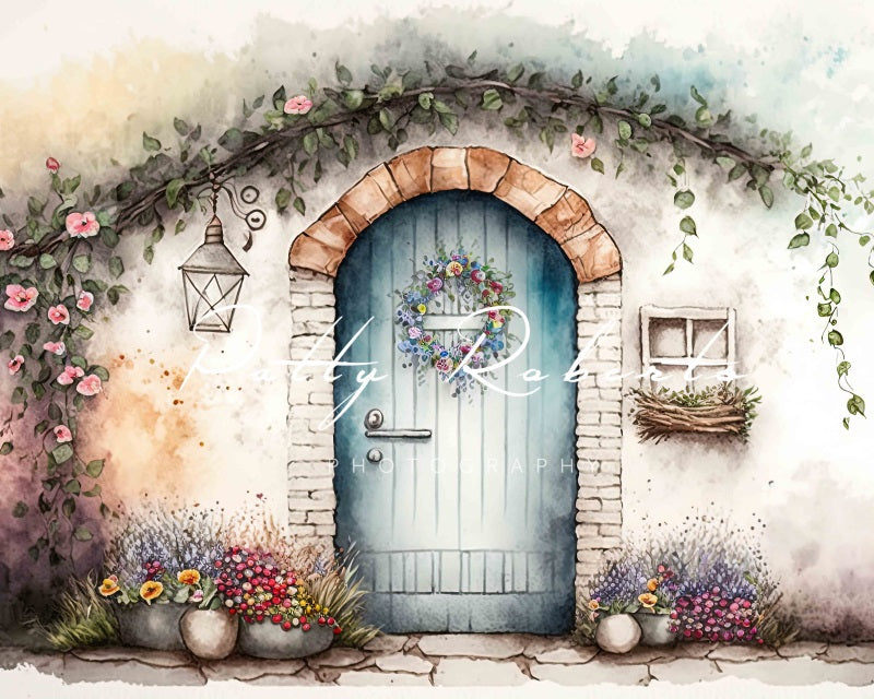 Kate Blooming Brick Wall Backdrop Designed by Patty Robertss - Kate Backdrop AU