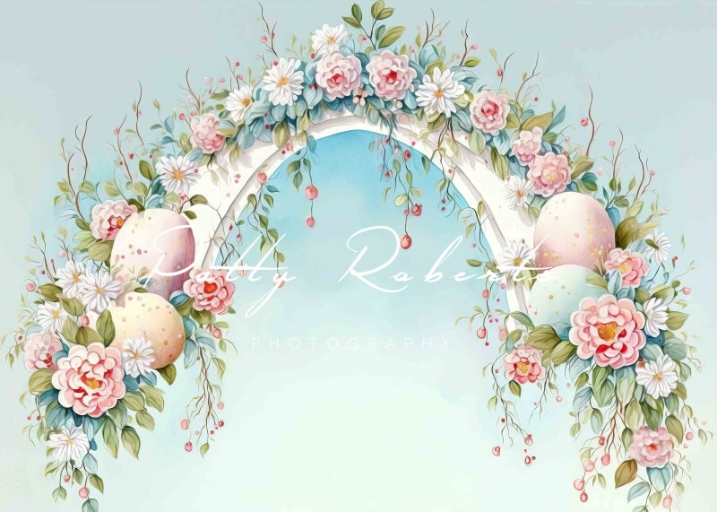 Kate Easter Blooms Backdrop Designed by Patty Robertss - Kate Backdrop AU