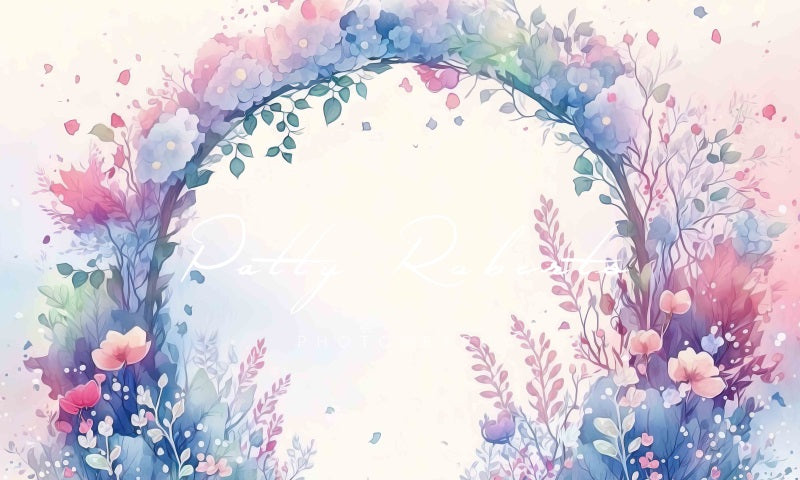 Kate Easter Floral Delight Backdrop Designed by Patty Robertss - Kate Backdrop AU
