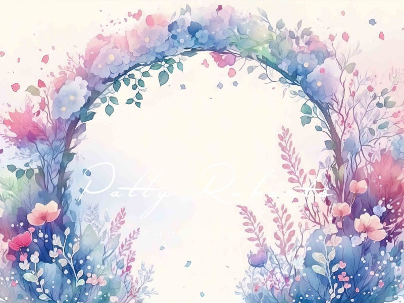 Kate Easter Floral Delight Backdrop Designed by Patty Robertss - Kate Backdrop AU