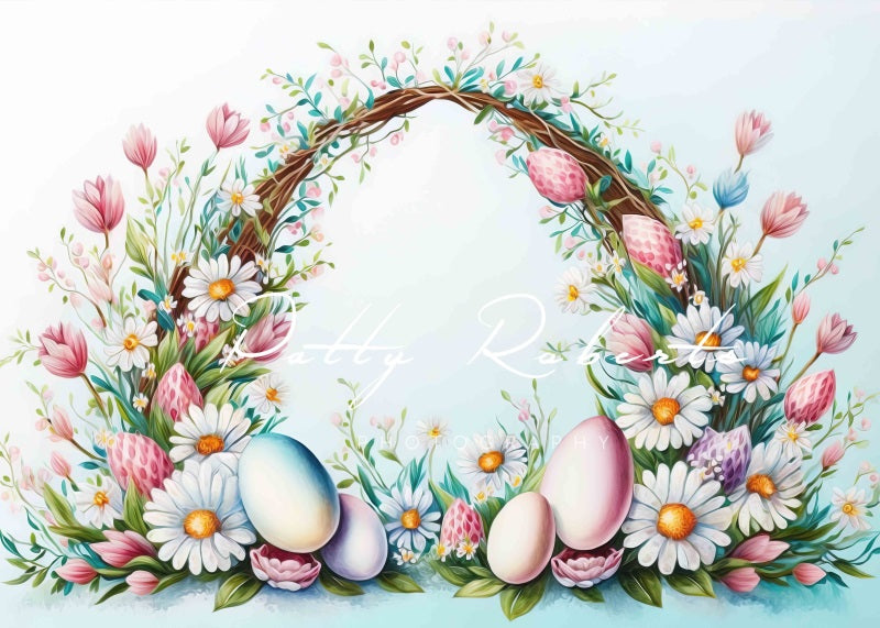 Kate Easter Garden Gateway Backdrop Designed by Patty Robertss - Kate Backdrop AU