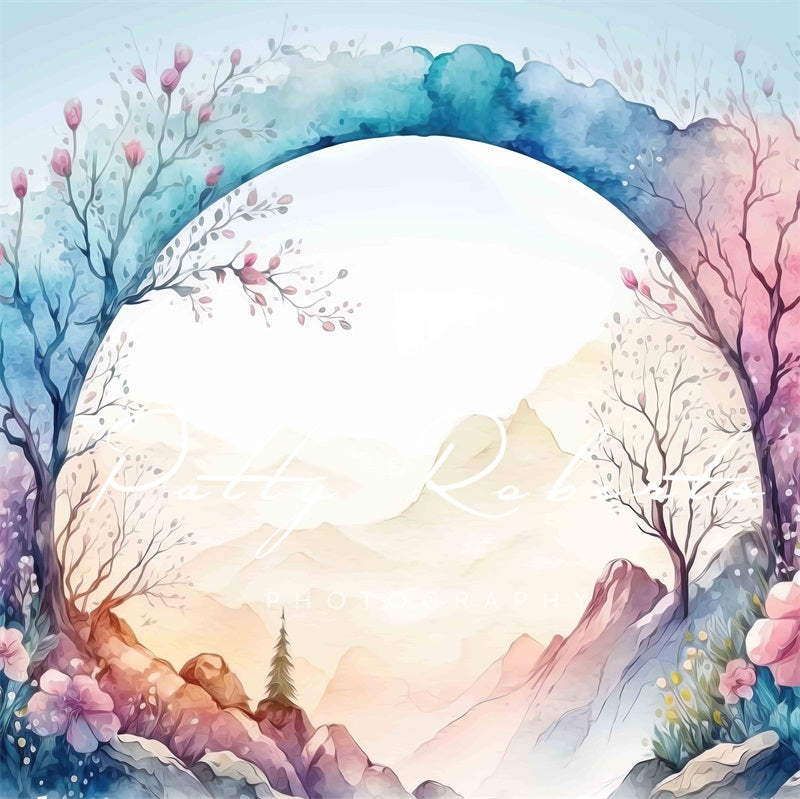 Kate Easter's Floral Welcome Backdrop Designed by Patty Robertss - Kate Backdrop AU