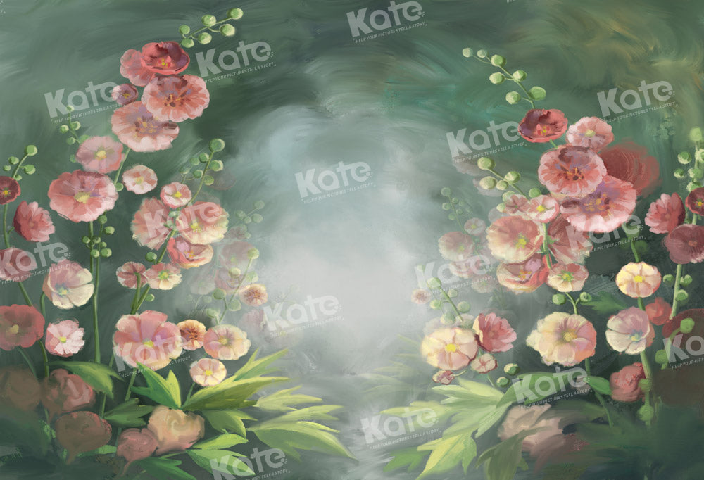 Kate Fine Art Floral Hand Painted Backdrop Designed by GQ - Kate Backdrop AU