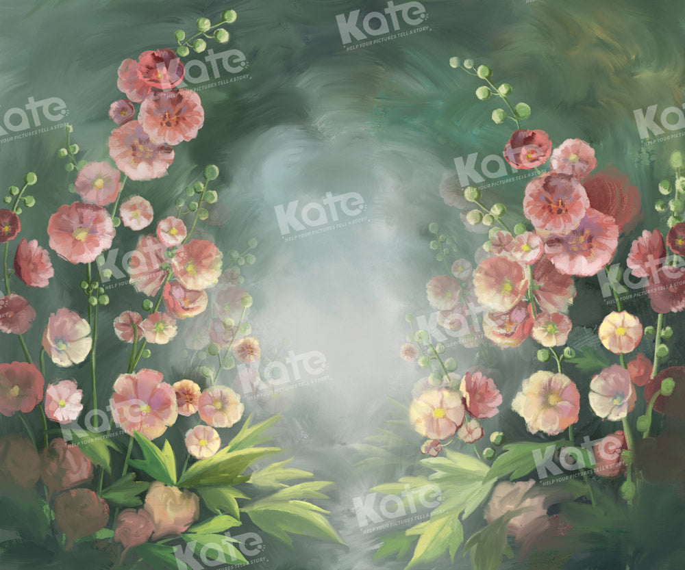 Kate Fine Art Floral Hand Painted Backdrop Designed by GQ - Kate Backdrop AU