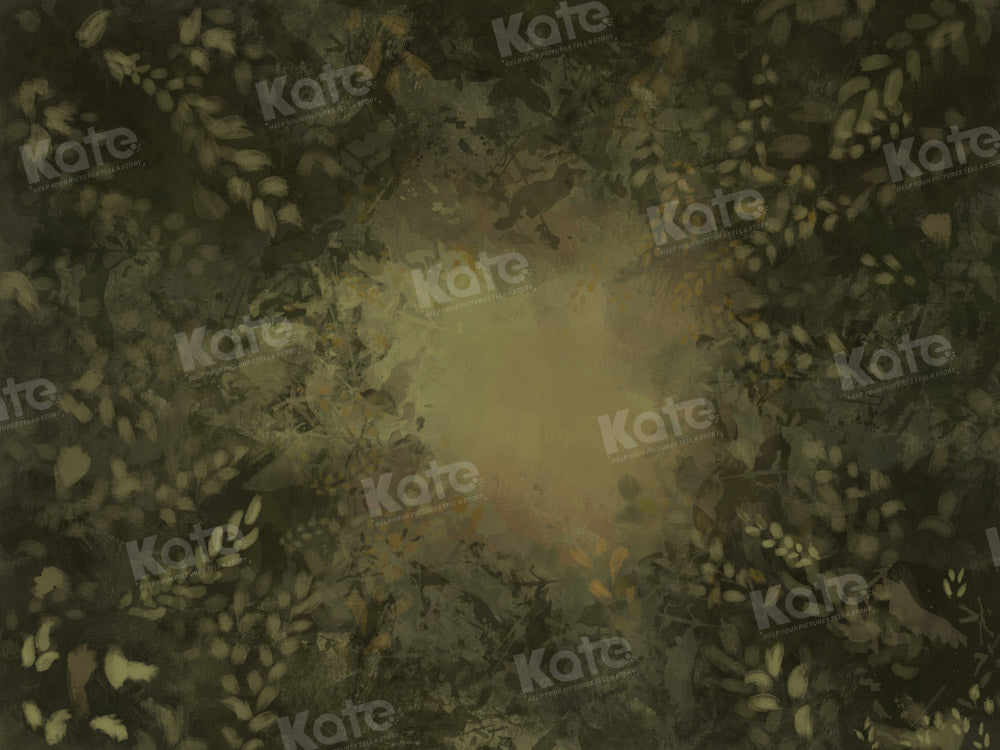 Kate Fine Art Leaves Dark Backdrop Designed by GQ - Kate Backdrop AU