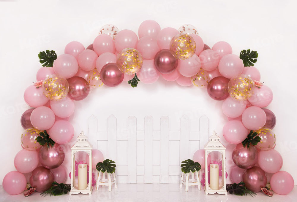Kate Tropical Balloon Fence Backdrop for Photography - Kate Backdrop AU