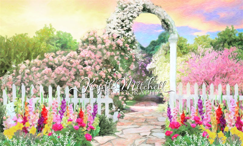 Kate Sunrise Garden Walk Backdrop Designed By Krystle Mitchell Photography - Kate Backdrop AU