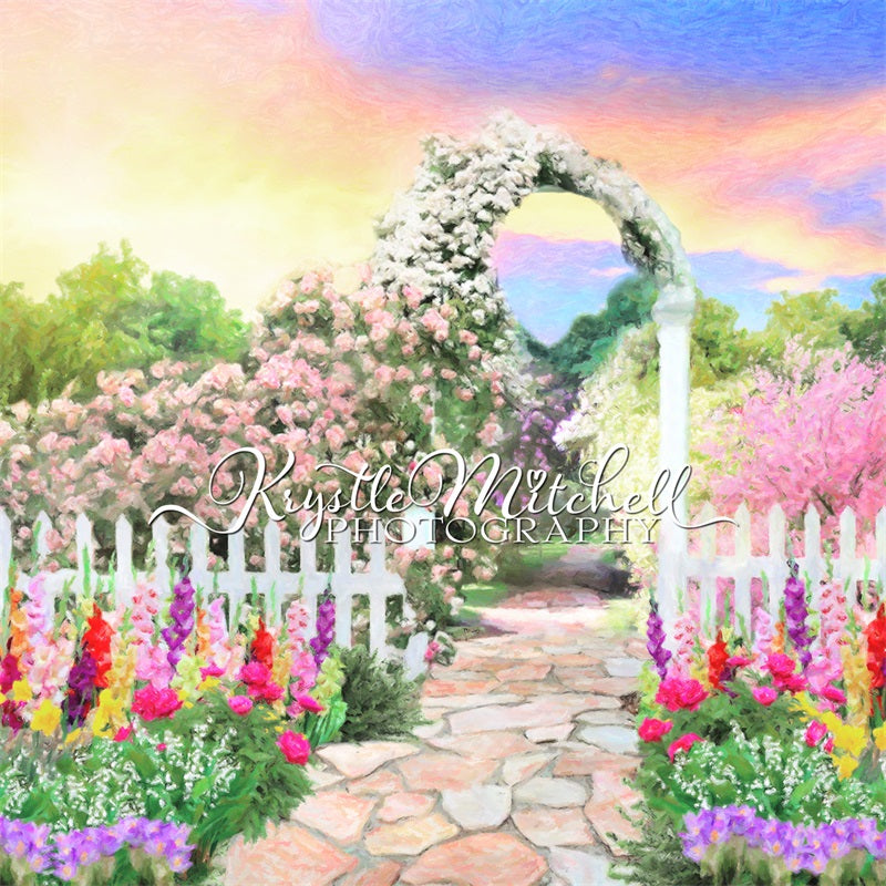 Kate Sunrise Garden Walk Backdrop Designed By Krystle Mitchell Photography - Kate Backdrop AU