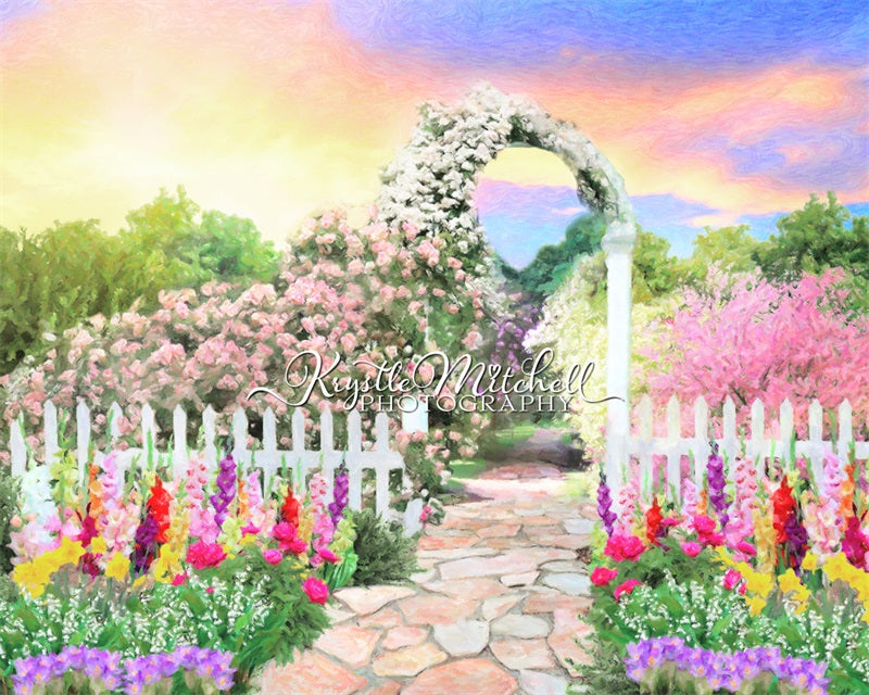Kate Sunrise Garden Walk Backdrop Designed By Krystle Mitchell Photography - Kate Backdrop AU