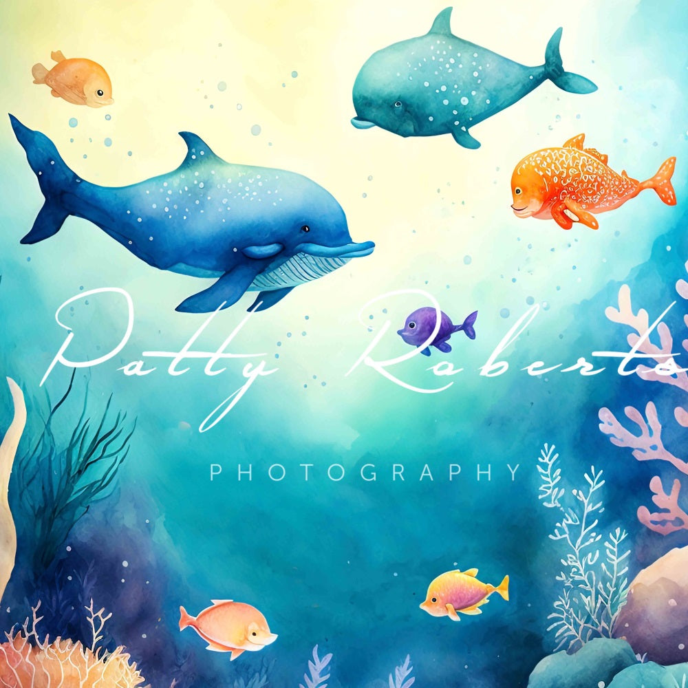 Kate Deep Sea Delight Backdrop Designed by Patty Robertss - Kate Backdrop AU