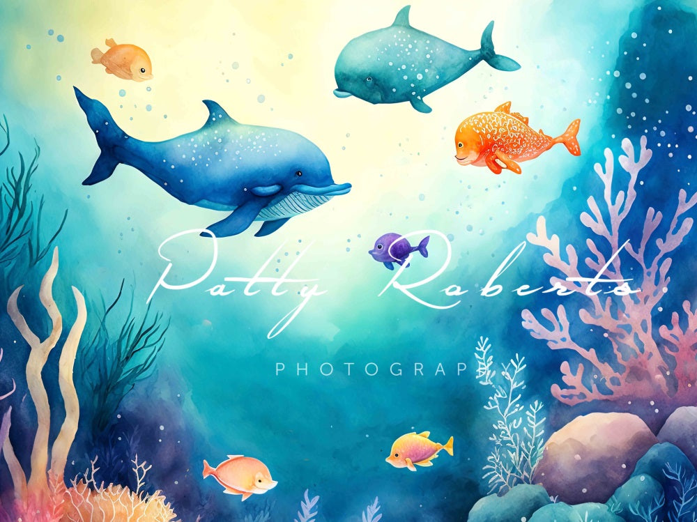 Kate Deep Sea Delight Backdrop Designed by Patty Robertss - Kate Backdrop AU