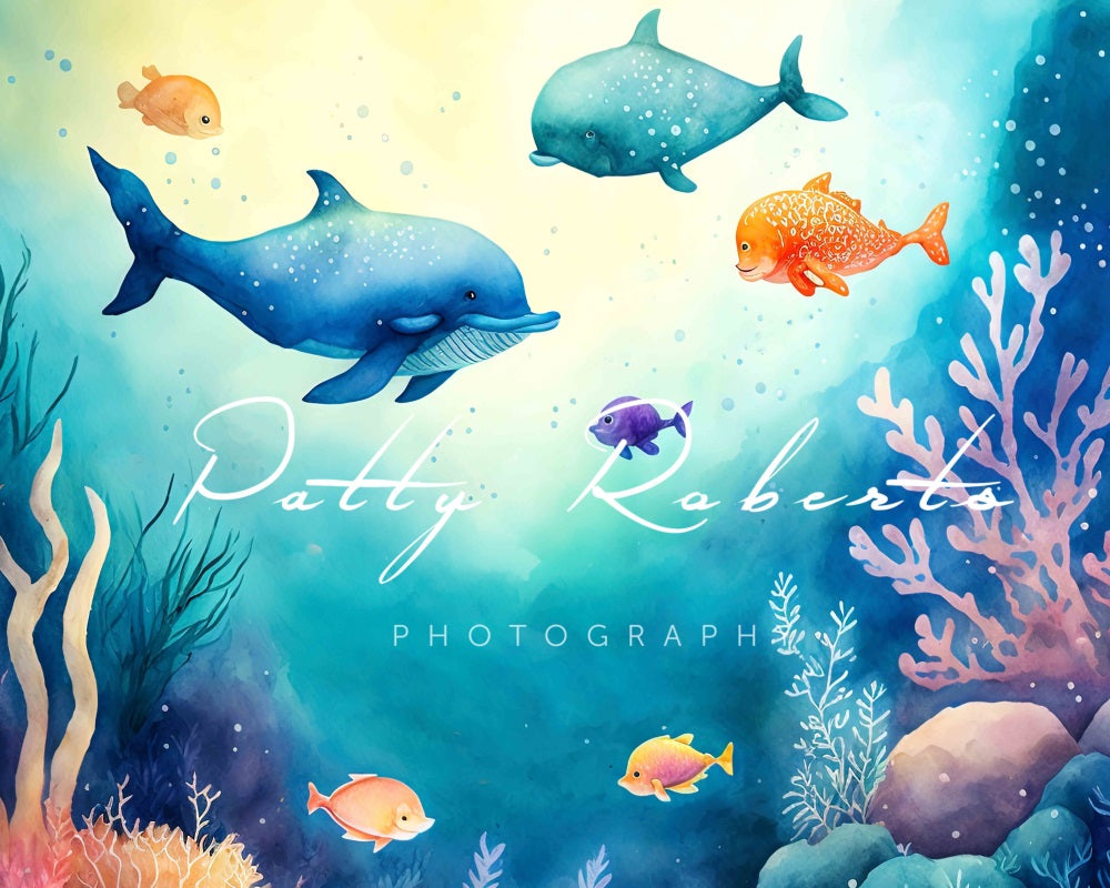 Kate Deep Sea Delight Backdrop Designed by Patty Robertss - Kate Backdrop AU