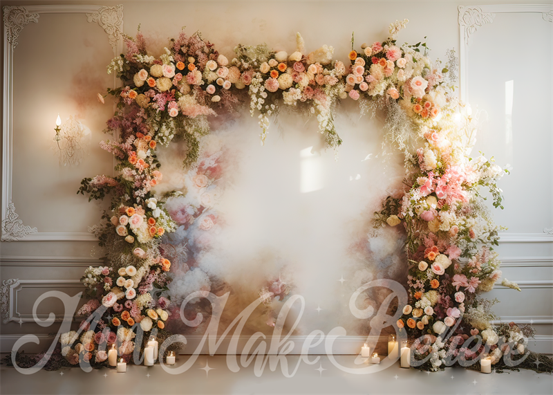 Kate Flower Arch Room Backdrop Birthday Wedding Designed by Mini MakeBelieve