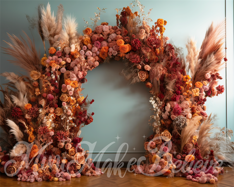 Kate Interior Boho ArchRoom Birthday Backdrop Designed by Mini MakeBelieve - Kate Backdrop AU