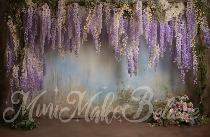 Kate Wisteria Floral Old Masters Backdrop Designed by Mini MakeBelieve - Kate Backdrop AU